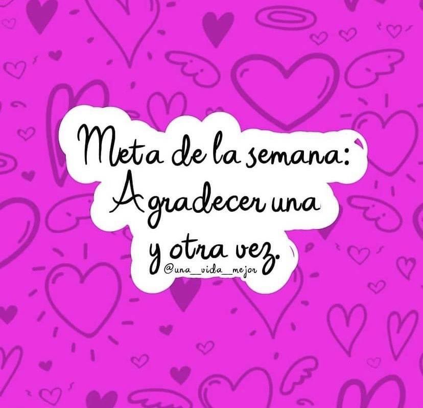 maceacha's tweet photo. Meta de la semana, meta de cada día: agradecer una y otra vez.                              #Agradecimiento https://t.co/sBq9LkemDZ