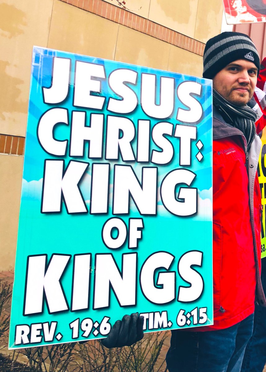 WBCTrumpet's tweet photo. Yea, many people and strong nations shall come to seek the LORD of hosts in Jerusalem, and to pray before the LORD. Zechariah 8:22.
#HisRevelation
#ChristReturneth
#EveryKneeWillBow
#EveryTongueConfess
#ChristsKingdom
#ObeyChristsLaw https://t.co/UkUSv5Nr4N