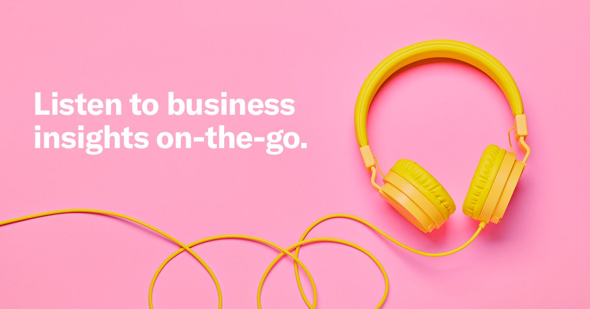 Cut down on screen time and stream HBR’s collection of podcasts on-the-go.  
s.hbr.org/3vRTyAB