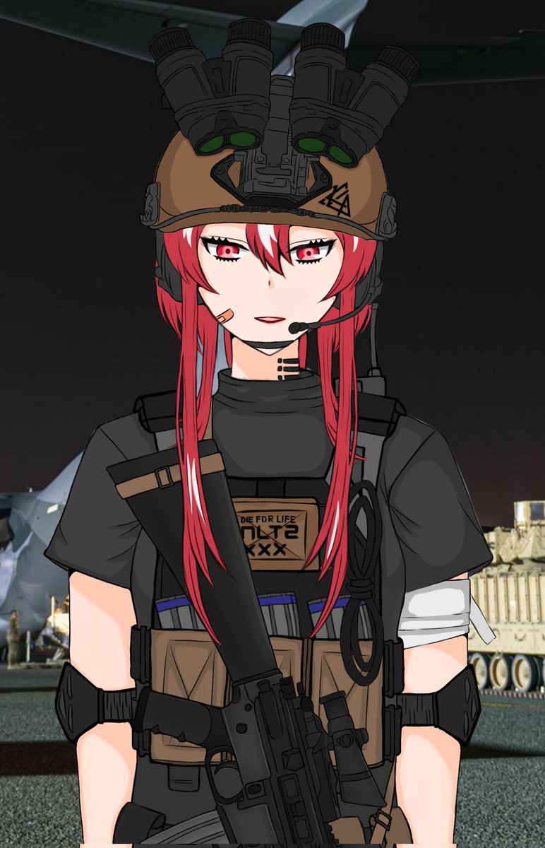 Ryan_TacticArt's tweet photo. "Bravo 6, Going Dark"
Model: @VermelhaScarlet
#VermelArt
#TacticArt
#fanart
Clean version coming soon!
sorry if my drawing is bad, I will continue to improve my drawing. https://t.co/9wXJFz8fbd