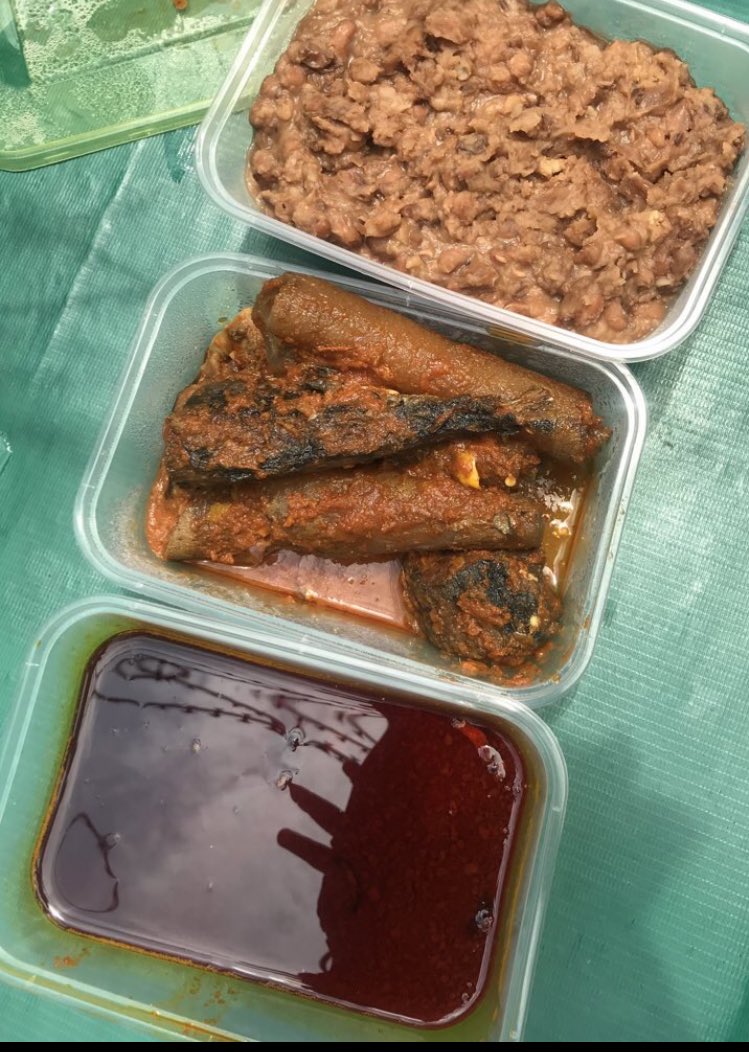 1.4 ltr ewa agonyin, Sauce, Spicy fish and Pomo, N6500 #AbujaTwitterCommunity