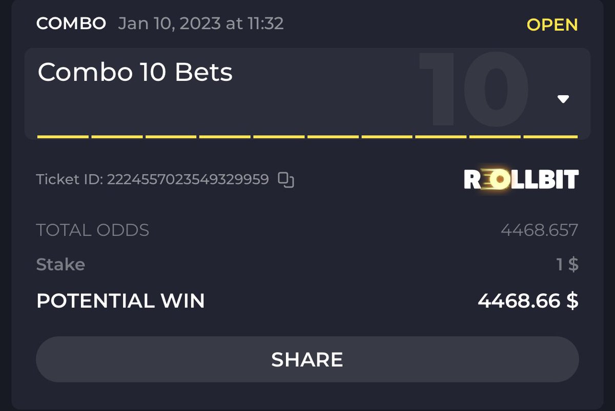 JPW_rb's tweet photo. Giving away half the winnings if this comes in! 

Just like RT &amp; follow me and @rollbitzade to enter! 

Don’t forget to reply your Rollbit username! https://t.co/VCvGAX88IW
