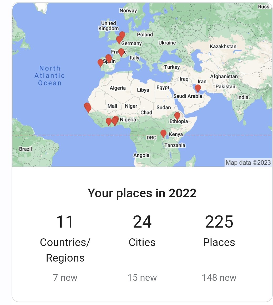 enyonvm's tweet photo. Last year was a lot!
It felt like I went around the world twice. Good to know that I literally did, more than once.
We go again this year.
#googlemapstimeline https://t.co/hAiNABvFWi