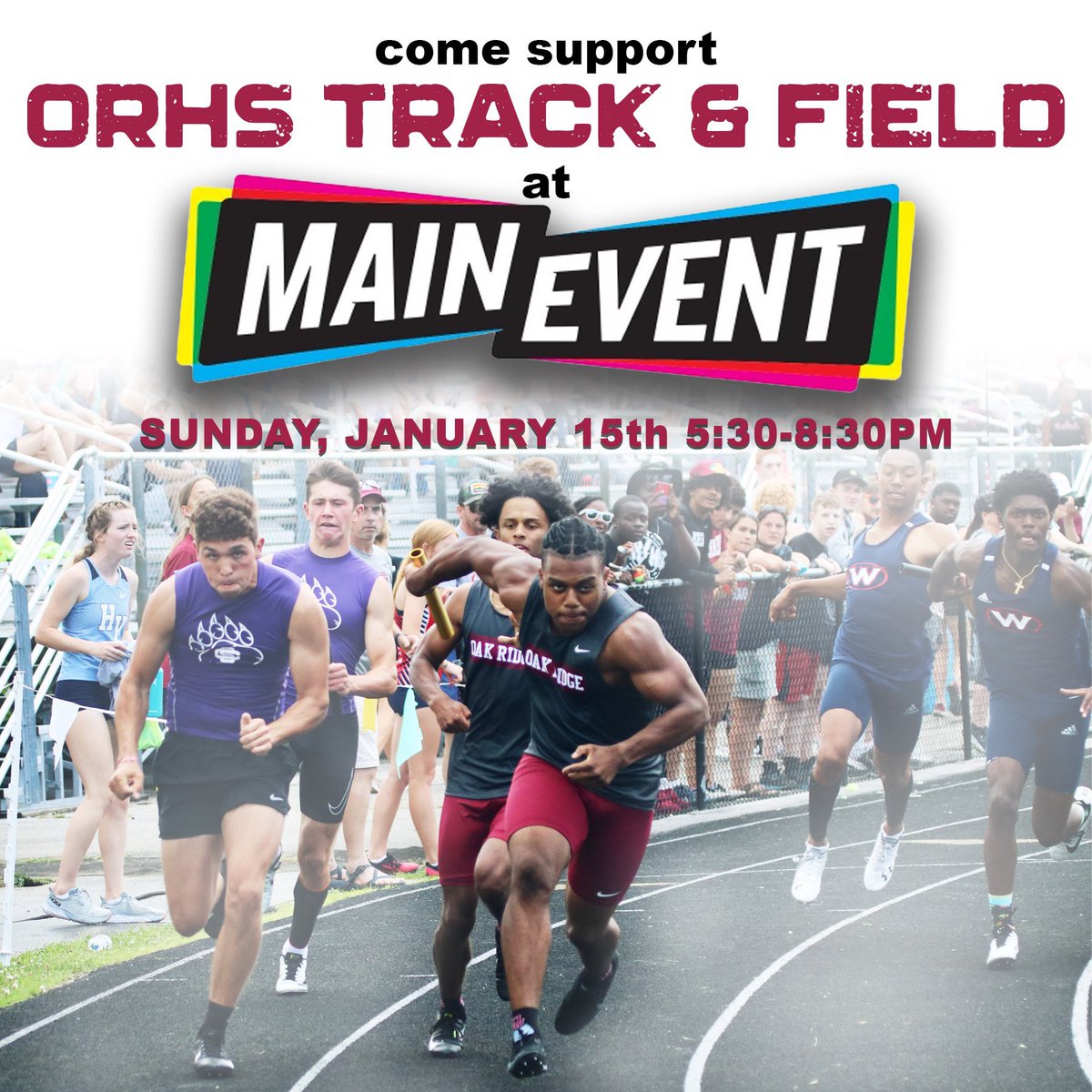 Bring your friends and give us your receipt THIS Sunday from 5:30-8:30. No school Monday!