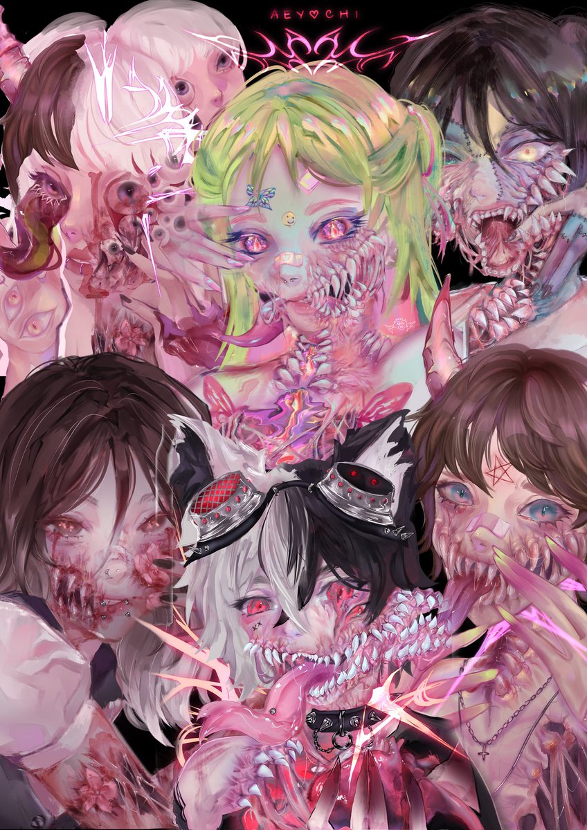 💟 #PortfolioDay 💟

hello im ayana and i draw ( tw ) gore and body horror <3 i also do art streams!