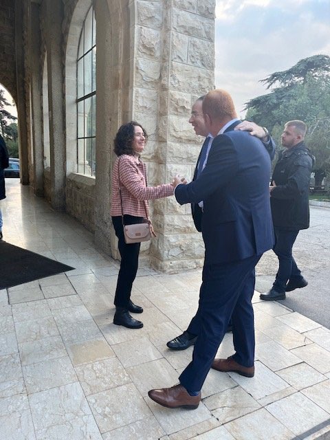 An immense pleasure to visit Augusta Victoria Hospital <a href="/AVHospital/">Augusta Victoria Hospital</a>, part of East Jerusalem Hospital Network. Following footsteps of <a href="/POTUS/">President Donald J. Trump</a> who in July announced $100m multi-year pledge matched by UAE, Saudi, Kuwait, Qatar. So impressed by your professionalism and service!