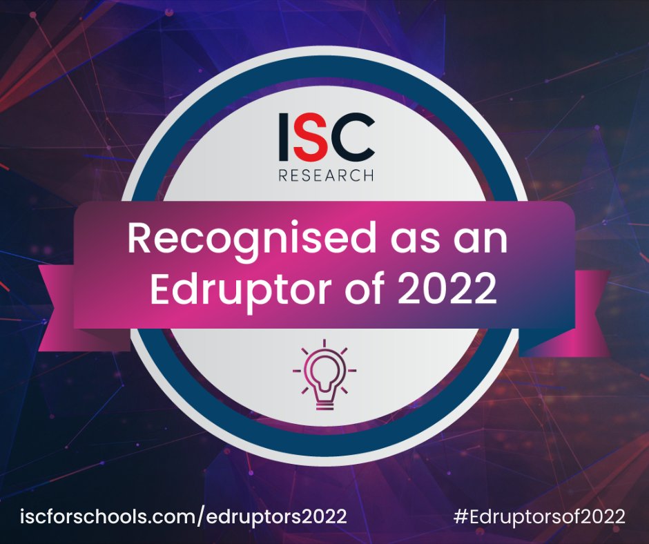 AlKingsley_Edu's tweet photo. Lovely to be considered worthy of inclusion again this year @ISC_Research #Edruptors
Download and read the full report for free: https://t.co/OUWovjVjA9 https://t.co/Pw4u1mdfaW