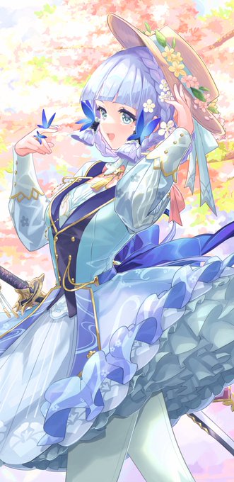 フォンテーヌお嬢めちゃくちゃかわい～～～ラブ#原神 #GenshinImpact #神里綾華 #KamisatoAyaka 