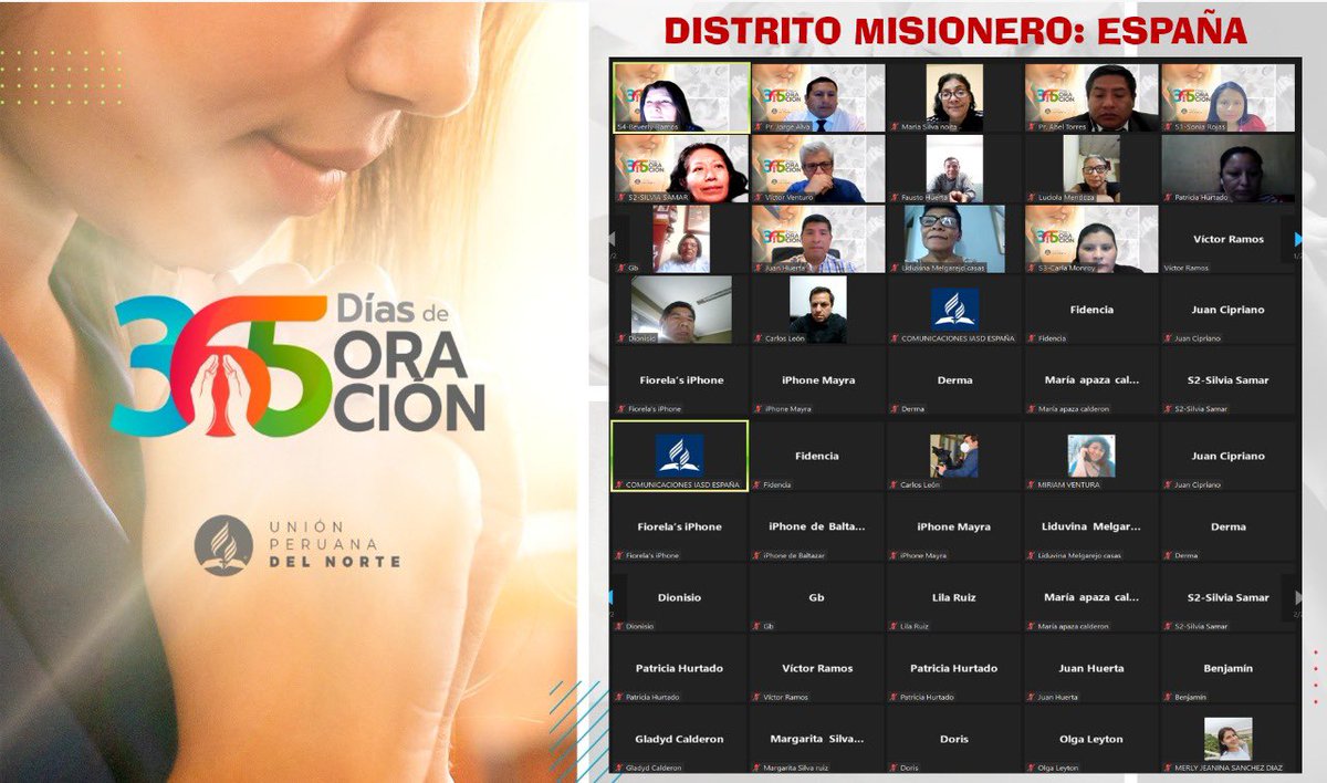 📣🗓️Hoy 10 de enero 2023, el ⛪️distrito misionero ESPAÑA, de la Asociación Peruana Central Este,  oró por milagros del Espíritu Santo para toda la iglesia de la UPN,  en el marco de los 3️⃣6️⃣5️⃣ DÍAS DE ORACIÓN🙏🏻🙏🏻🙏🏻 #RID #EnfasisEspirituales