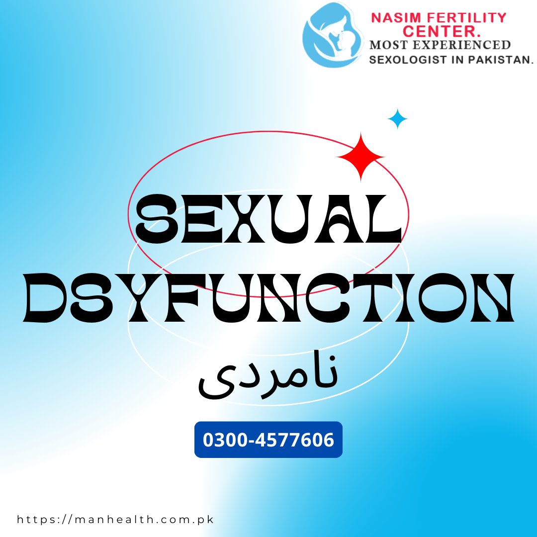 Persistent, recurrent problems with sexual response, desire, orgasm or pain — that distress you or strain your relationship with your partner — are known medically as sexual dysfunction. 
. 
If you are facing such problems, consult with your sexologist, Dr. Farooq. 0300 4577606