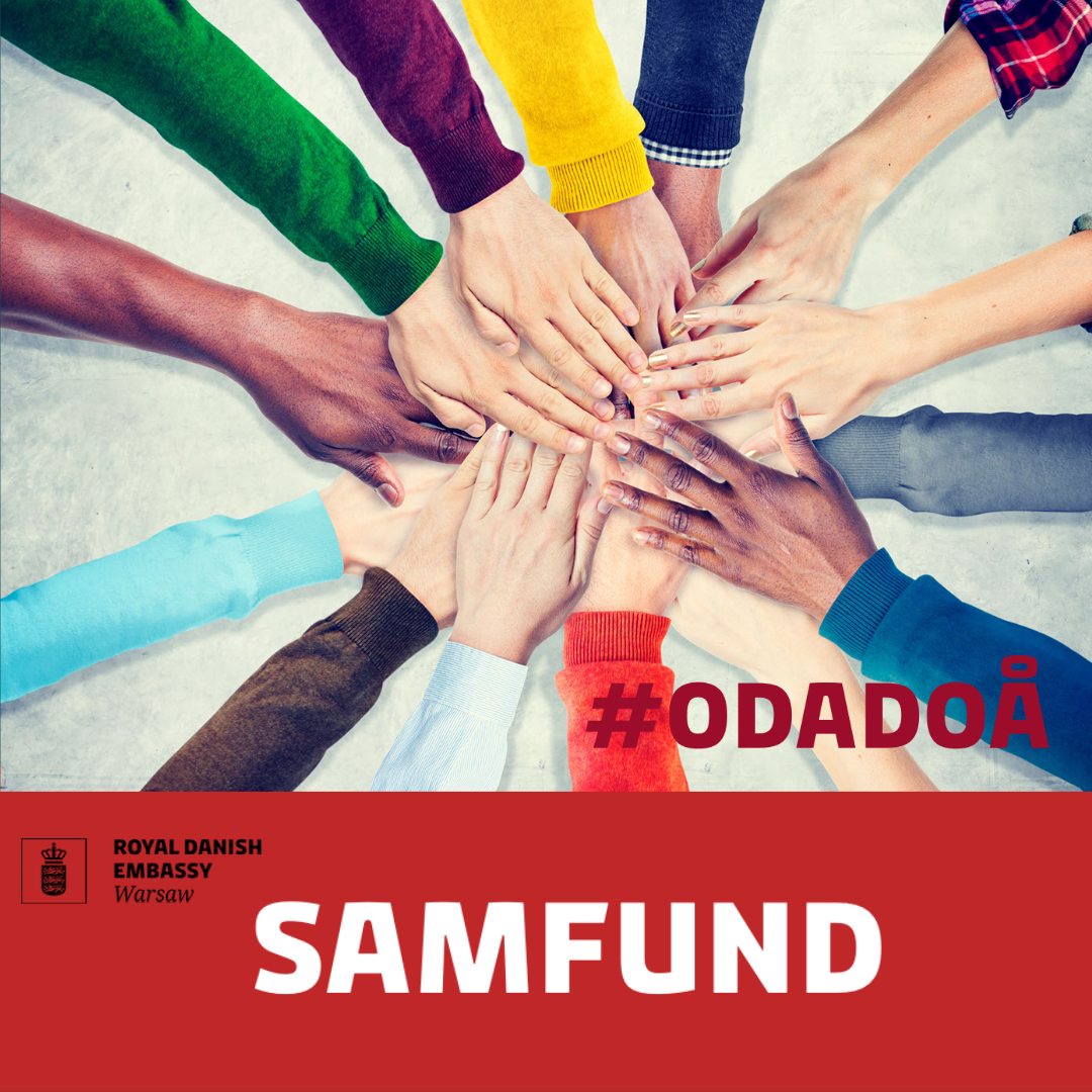DenmarkinPoland's tweet image. Słowo #samfund oznacza #społeczeństwo i pochodzi od staronordyckiego słowa "zgromadzenie". W swoich działaniach, firmy i instytucje często podkreślają wkład w społeczność. W trakcie pandemii, popularność zyskało „samfundsind”, co znacza „myślenie o społeczeństwie”.
#DKinPl