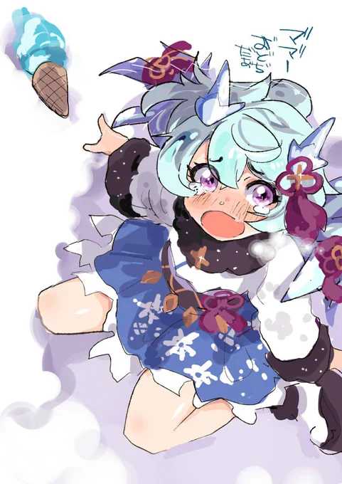 アイスを落としたシェフィ #プリコネR 
