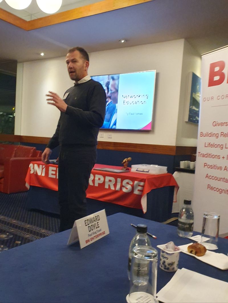 TomOReilly1994's tweet photo. Great first meeting back at @BNI_official_pg this morning. Enjoyed presenting my 10 minute pitch. Looking forward to a productive year of networking on behalf of @MSBSolicitors https://t.co/8UjjIsFRo9