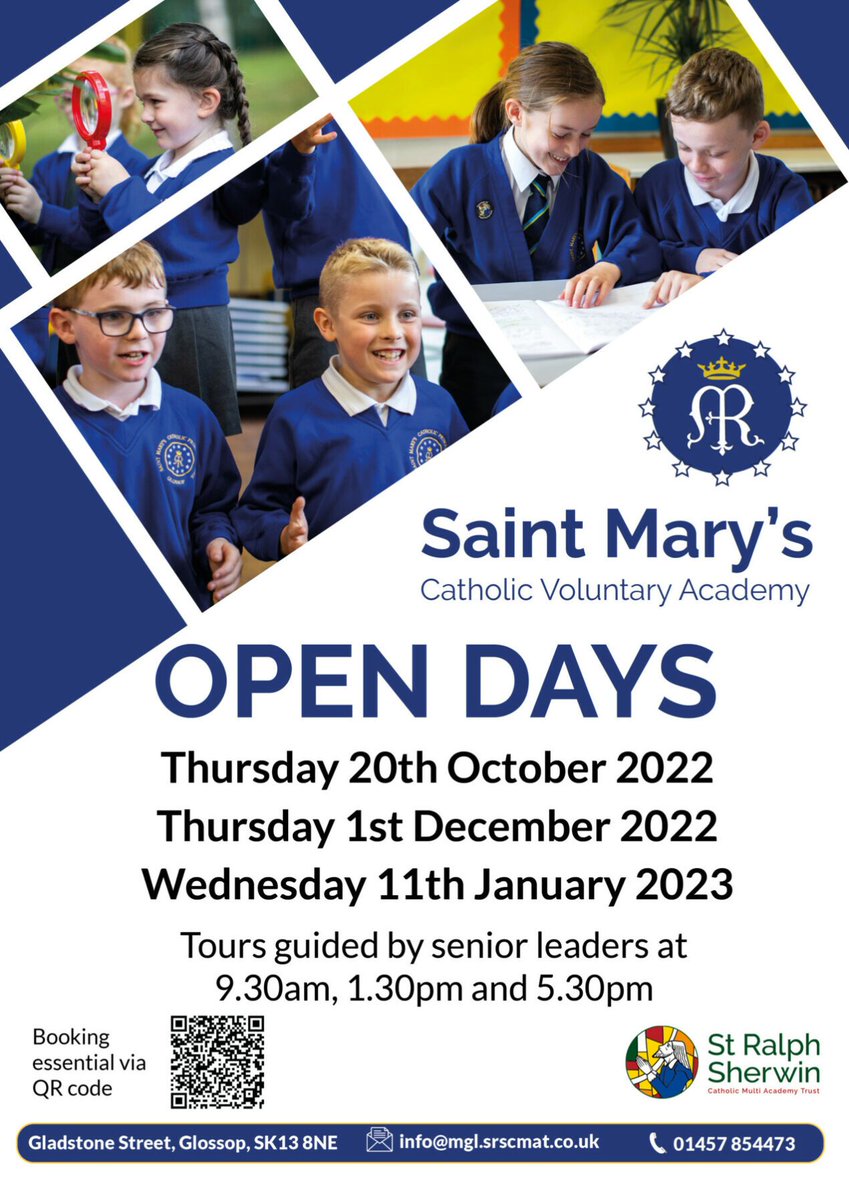 stmarysglossop's tweet image. The deadline for Reception admissions 2023 is Sunday 15th January and we&apos;d love to show you what we have to offer at our special school. Get in touch to arrange a tour. #LearnToLove #LearnToAchieve #LearnToBelieve