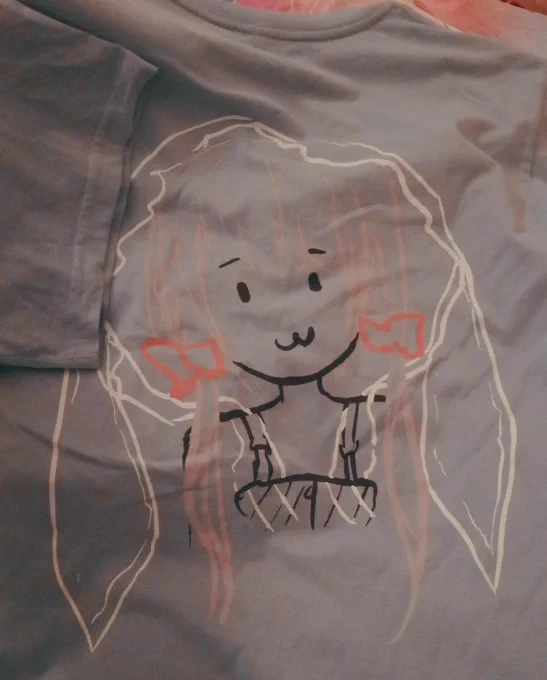 I got a lot of presents on my birthday The shirt was drawn and sent by KayJae lol so cuteThank you my friends  