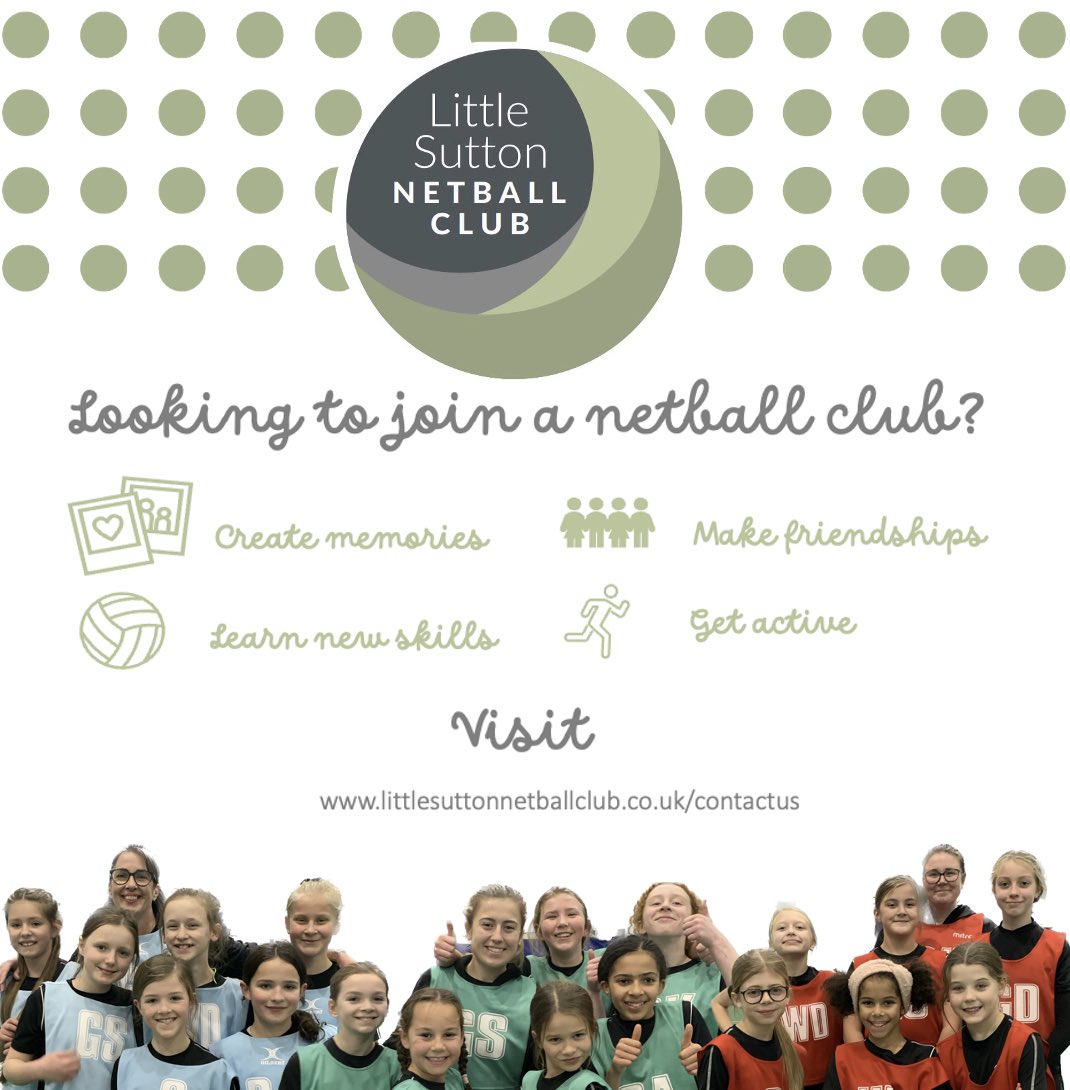 We’re growing 💚🖤🤍

If you’re looking to join an ever growing club with big ambitions - get in touch via our website!!

We’ve got sessions for all (and even more news coming soon!!)

Visit our website to find out more

#netballteam #netballfamily #grassroots #netball #💚