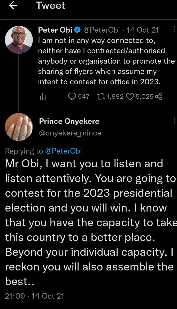 Keisha_Lakish's tweet photo. Wow Visionary young Nigerians who saw @Peterobi before most did amazing #PeterObi4President2023 #ObimustWin #VoteLabourParty #VoteLP amazing πππ https://t.co/MXlTGQdffW