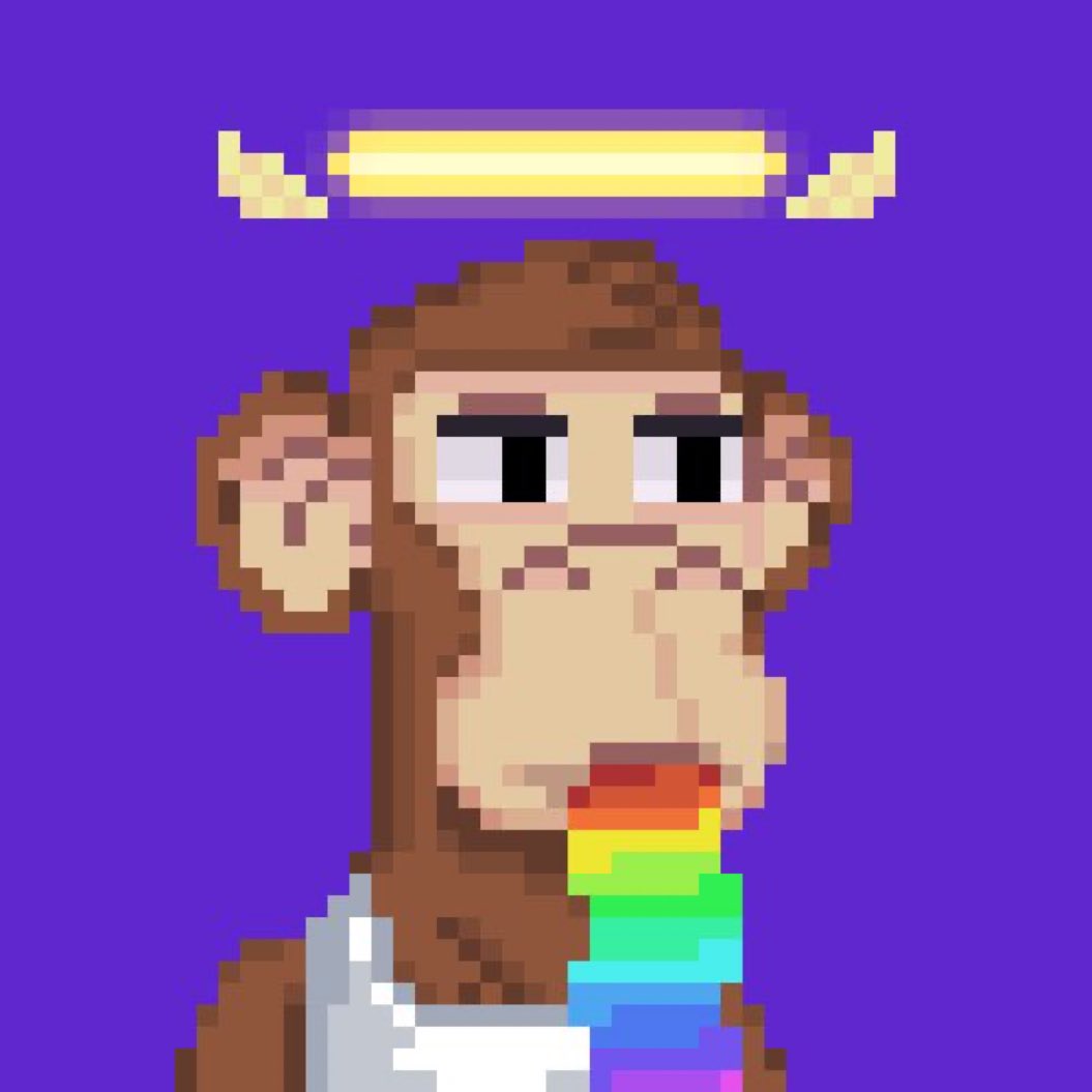 Gifting this <a href="/ApeGangNFT/">ApeGang.eth</a> piece to 1 lucky person!

To qualify:
- RT, ❤️ + Tag
- Follow <a href="/ApeGangNFT/">ApeGang.eth</a> &amp; <a href="/CryptoVonDoom/">VonDoom ☕️</a> 

⏰ 48 hrs

Ape Gang - the OG Pixel Ape project from June 2021 has been building &amp; grinding since mint day!

Check out the collection here: opensea.io/collection/ape…