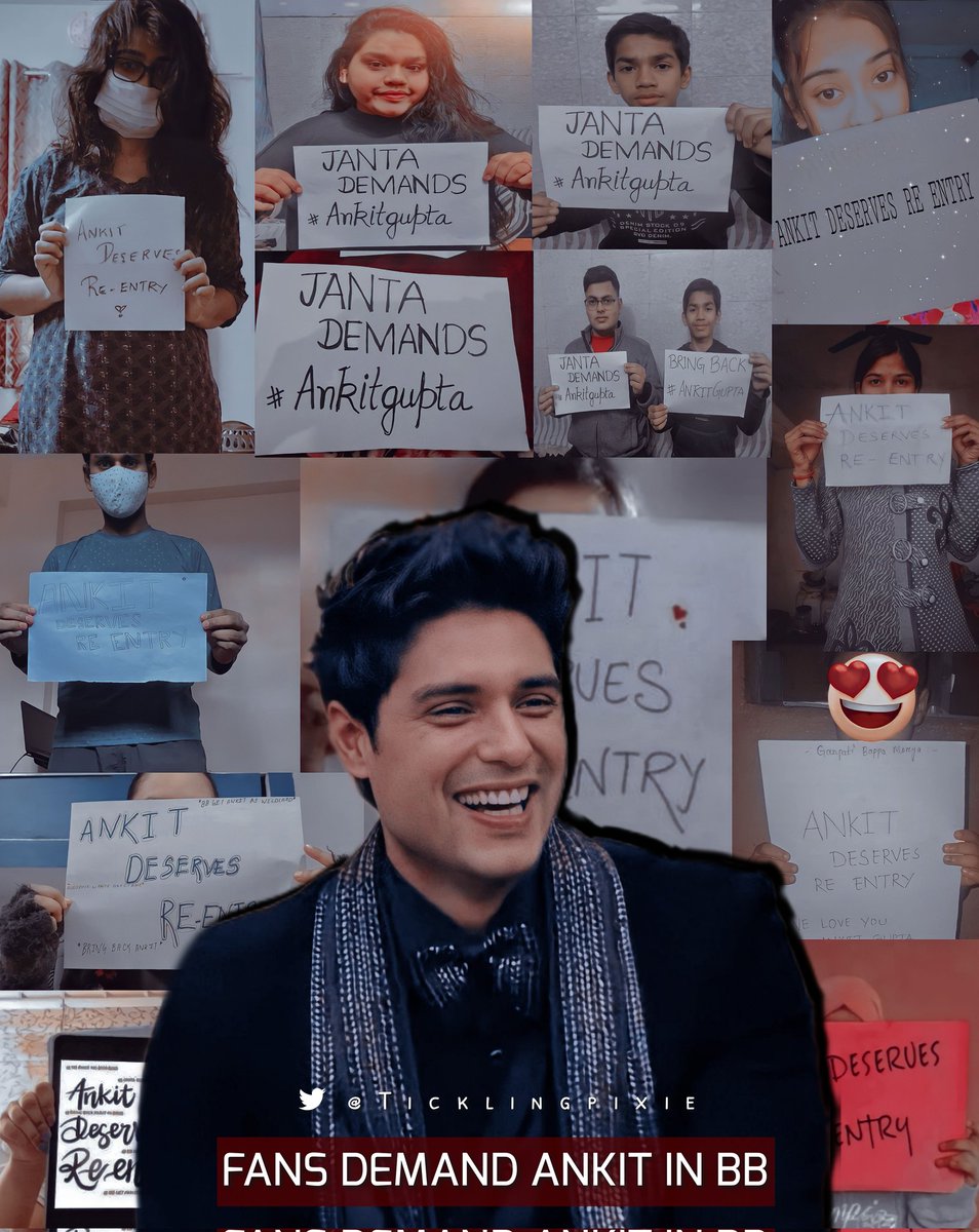 divyaamulu125's tweet photo. Plz be fair & bring back #AnkitGupta As a wild card
FANS DEMAND ANKIT IN BB
@ColorsTV @EndemolShineIND @BiggBoss @VootSelect @BeingSalmanKhan @viacom18 #Karanjohar #ShitalIyer @Banijayasia @NinaJaipuria
@paliaf
@AndhareAjit
#AnkitBattalion
#PriyAnkit
#BringAnkitBack https://t.co/wqP0RpCxEj