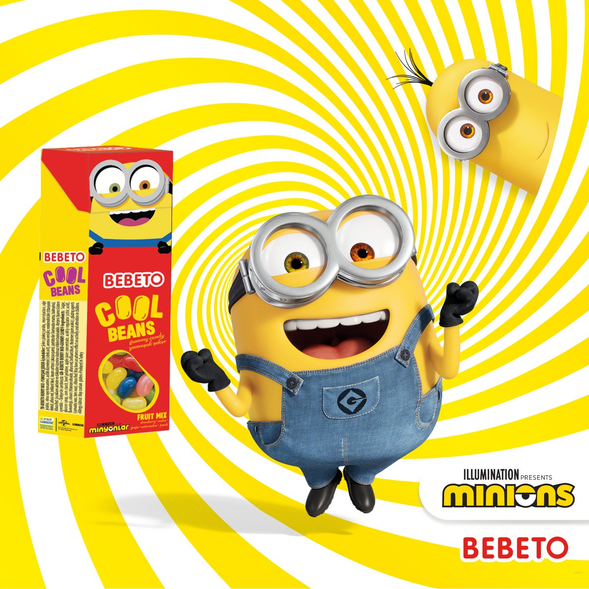 Birbirinden lezzetli Fruit Mix CoolBeans ile eğlenceyi keşfet.

#Bebeto #YumuşakŞeker #EğlenceyiBaşlat #CoolBeans #FruitMix