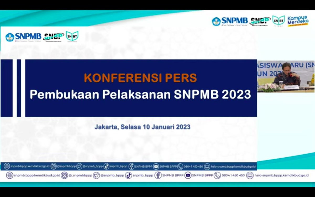 fauzanalrasyid's tweet photo. Rangkuman konferensi pers pembukaan pelaksanaan SNPMB 2023, 10 Januari 2023 https://t.co/EfHC4ANecP