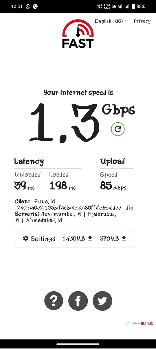 abtausif's tweet photo. Finally Got JioTrue 5G In Nagpur 🔥🔥

@JioCare @reliancejio @utsavtechie @stufflistings @AmreliaRuhez https://t.co/z5cfrIJtEr