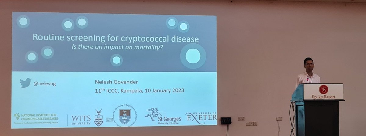 EFFECT Trial (@effecttrial) on Twitter photo Our co-CI <a href="/neleshg/">Nelesh Govender (also @neleshg.bsky.social)</a> presenting on CrAg screening programmes, in which the EFFECT trial is embedded. Our other co-CI @Molloy_Sile presented <a href="/EffectTrial/">EFFECT Trial</a> earlier this morning during the #ICCC2023 Clinical Track CrAg Screening sessions. Working our way to #endcryptodeaths by 2030💉💊 Our co-CI <a href="/neleshg/">Nelesh Govender (also @neleshg.bsky.social)</a> presenting on CrAg screening programmes, in which the EFFECT trial is embedded. Our other co-CI @Molloy_Sile presented <a href="/EffectTrial/">EFFECT Trial</a> earlier this morning during the #ICCC2023 Clinical Track CrAg Screening sessions. Working our way to #endcryptodeaths by 2030💉💊