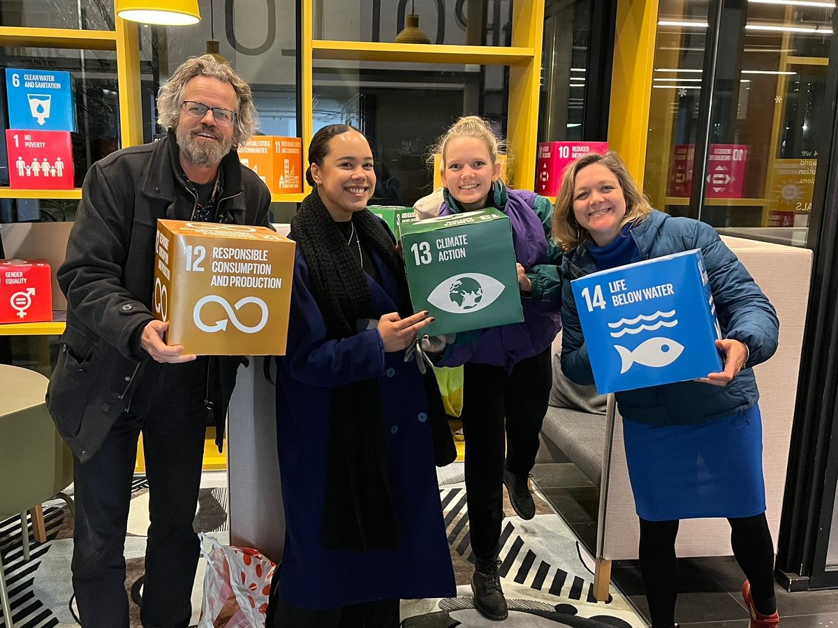 2023, here we come! What a good first day with our new colleague @ayuk_bakia on board and @TashHurley from @feedbackorg visiting us in The Hague. Ready to work on the #SDGs!