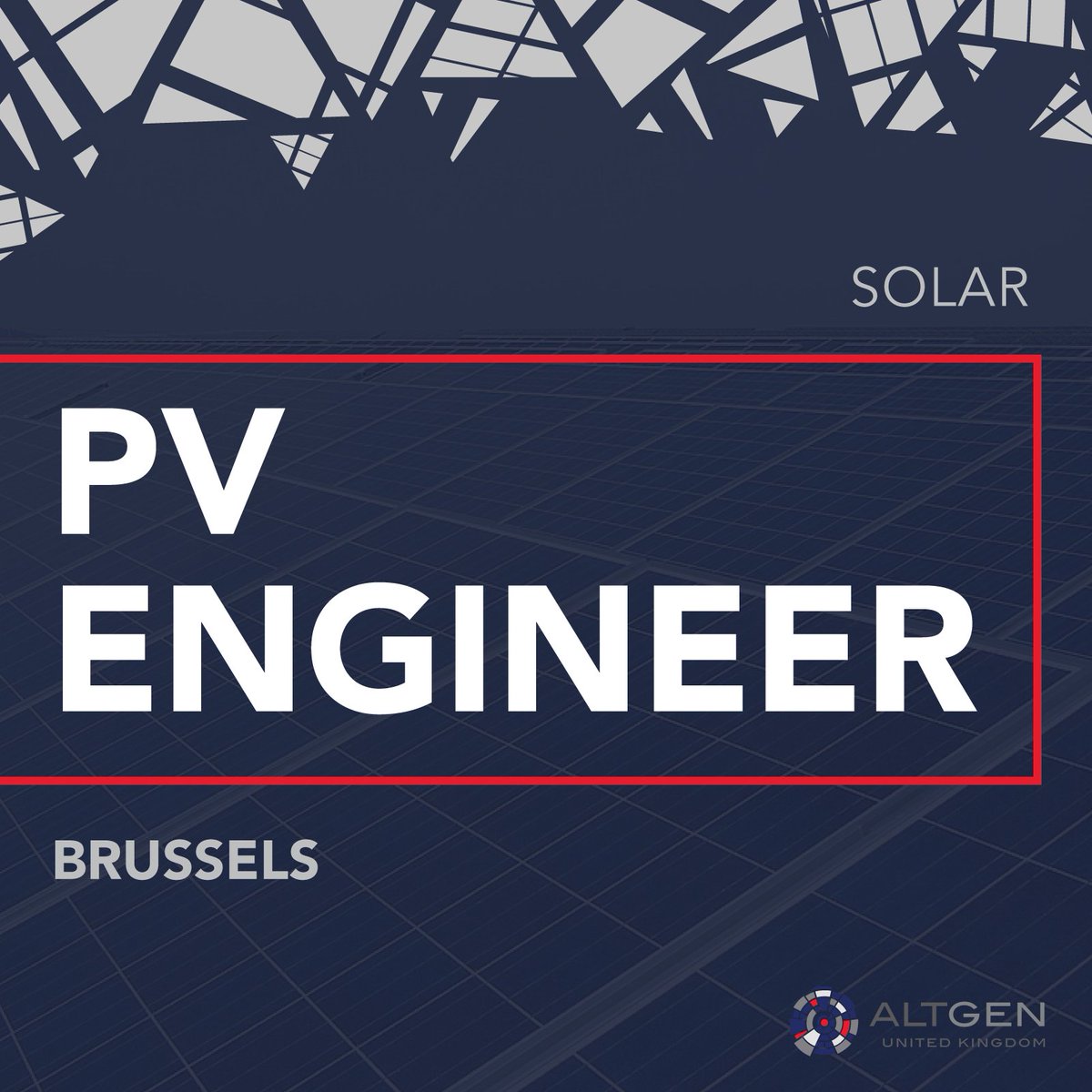 AltgenR's tweet image. #JOBALERT | 𝑷𝑽 𝑬𝒏𝒈𝒊𝒏𝒆𝒆𝒓 – 𝑹𝒆𝒏𝒆𝒘𝒂𝒃𝒍𝒆 𝑬𝒏𝒆𝒓𝒈𝒚 – 𝑩𝒓𝒖𝒔𝒔𝒆𝒍𝒔 

Apply now: altgen.com/job/pv-enginee…

#RenewableEnergy #Recruitment #GreenEnergy #Solar   #CareerGoals #Sustainability #ClimateChange #NetZero #ImpactInvesting #CareerAdvice