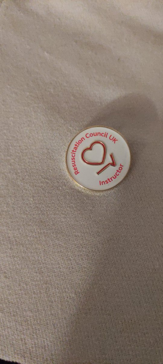pbrown_nurse's tweet photo. Morning ๐. Off to work & teaching today, so I thought I would pin this on... What's the worst that can happen after all! ๐. Thank you @ResusCouncilUK #resusfamily https://t.co/wy2kCJuNlP