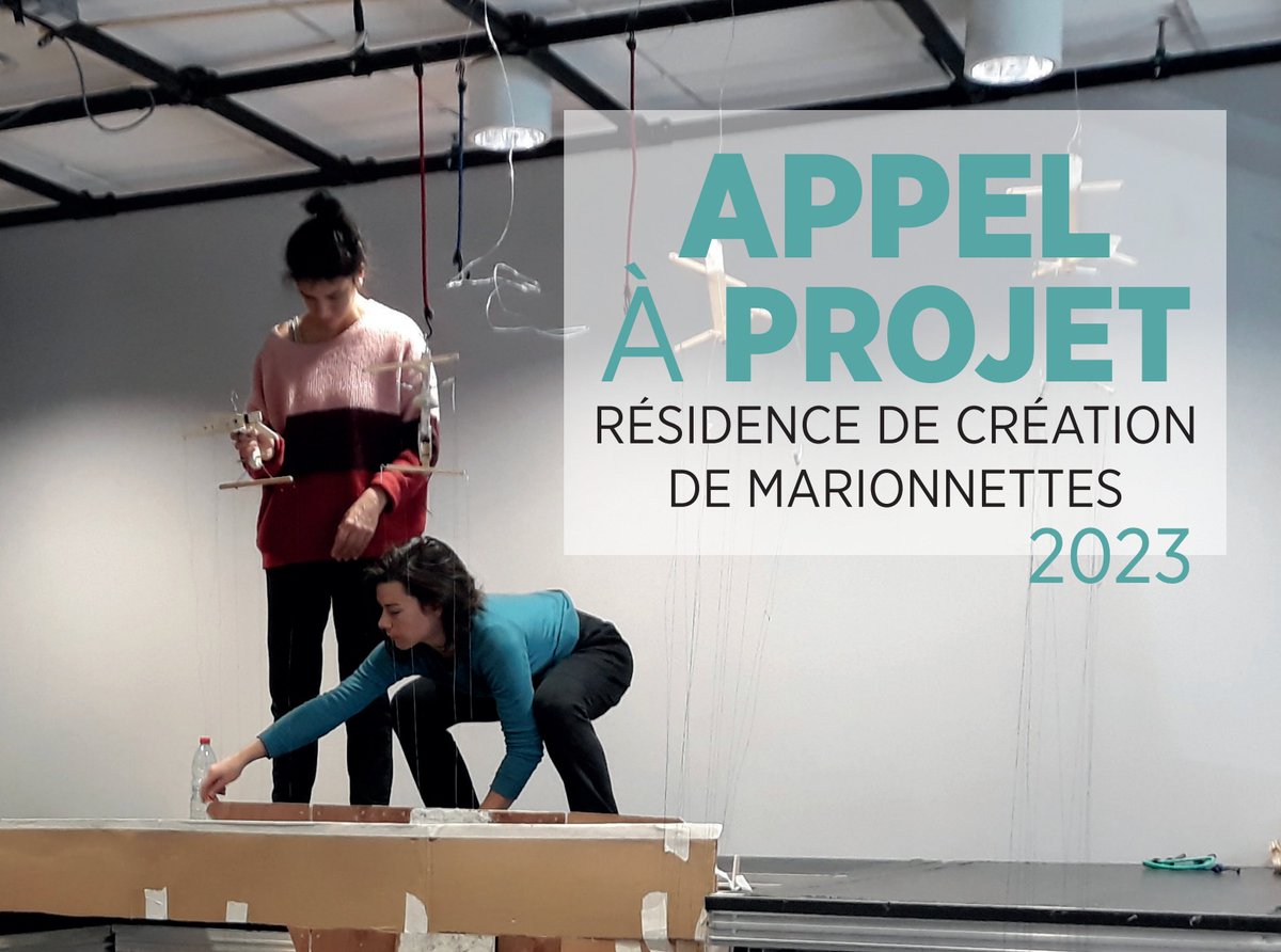 RAPPEL
<a href="/scene55mougins/">Scène 55</a> appel à projet ➡ résidence de création de #marionnettes 2023
➡ Dossier disponible sur scene55.fr
⚠ A renvoyer avant lundi 15 janvier !
+ infos ici 👉 bit.ly/3va9uh7
#Mougins ville de #culture