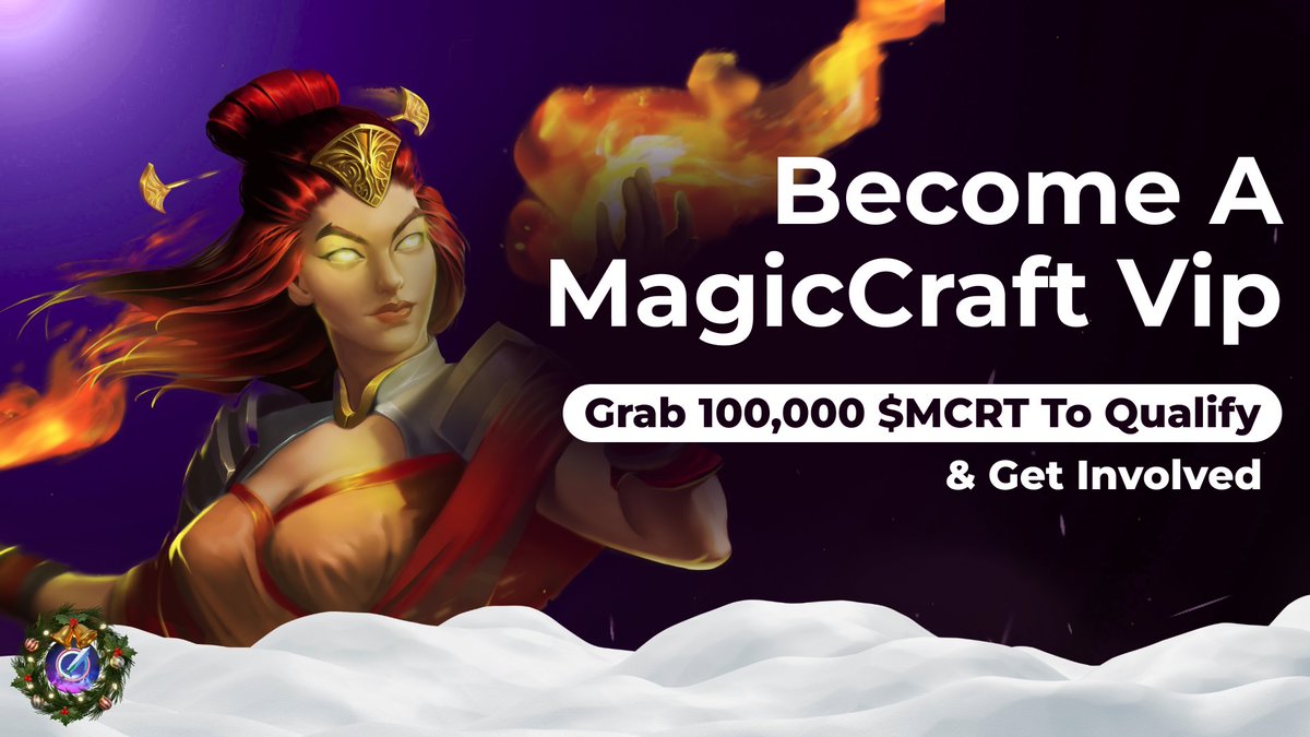 MagicCraftGame's tweet image. MagicCraft is THE place to be for fast &amp;amp; furious PvP &amp;amp; Play-to-Earn battle gaming⚔️

Join the 100,000 $MCRT club &amp;amp; access the exclusive VIP closed beta👇

bybit.com/en-US/trade/sp… 

#MOBA #MagicCraft