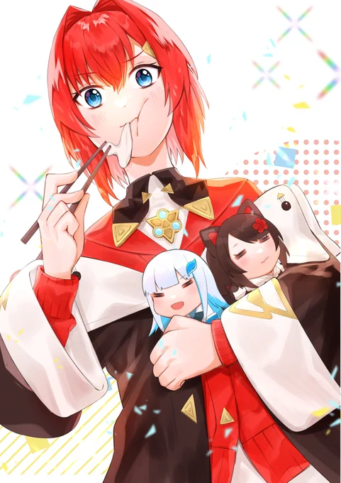 さんばかと一緒#絵ンジュ 