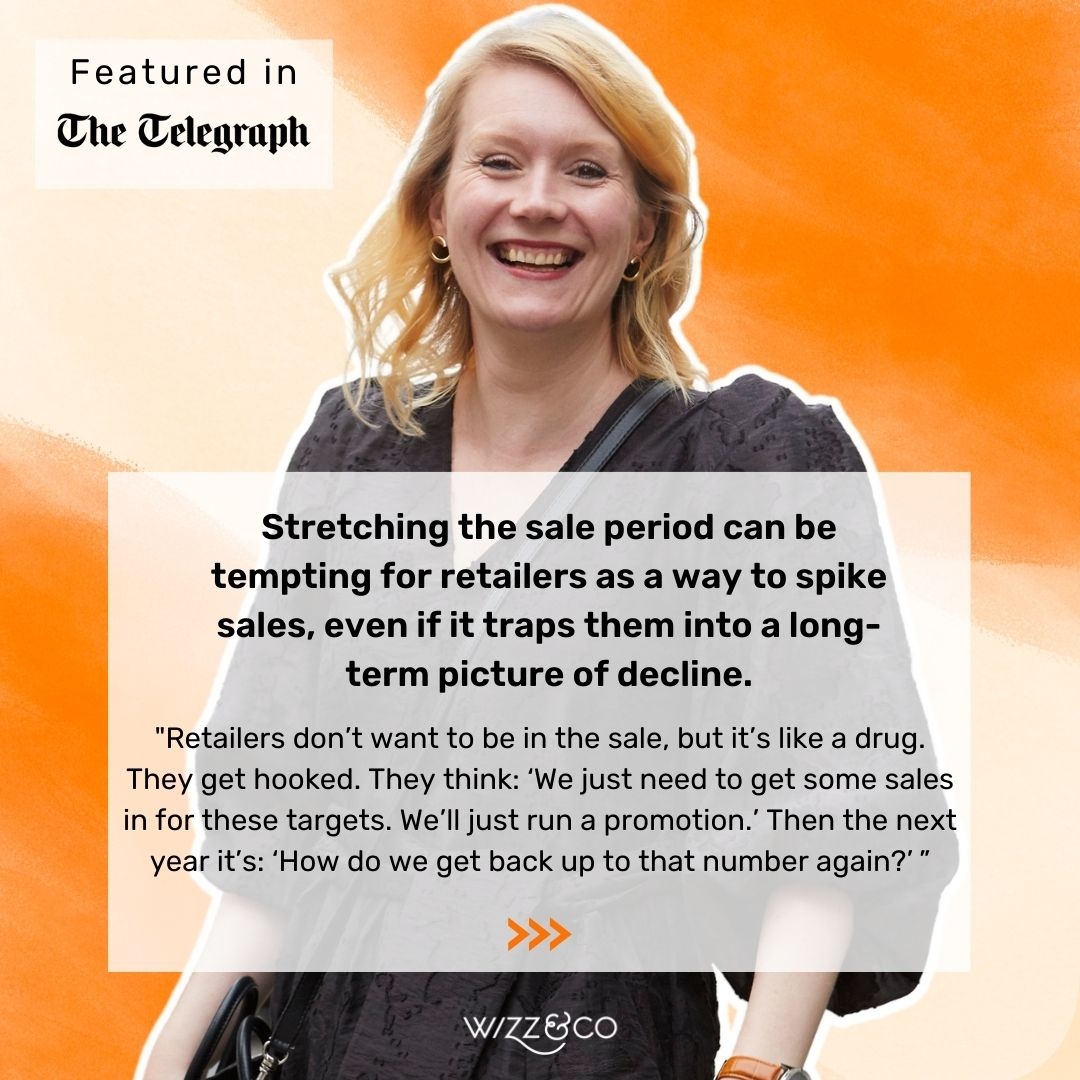Wizz chatted to <a href="/thetelegraph/">Steven Masuch</a> about how our addiction to #sales and #bargains killed the #highstreet.

Read more here: telegraph.co.uk/fashion/shoppi…

We urge you to review your #strategy for the year ahead - this could be the most important thing you do to set the year up for #success.