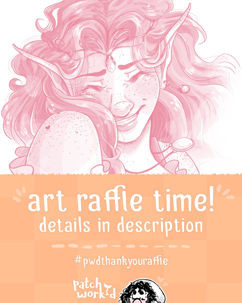 patchwork_d's tweet photo. As thank you for support lately ✨#artraffle✨
Prize is monochromatic headshot sketches🧡 One winner per platform selected, equaling 5 prizes!

✨✨TO ENTER:✨✨
Be a follower
Like this tweet
Bonus entry - Retweet

Entries close 1st Feb 2023
#pwdthankyouraffle #artistsontwitter https://t.co/rnSOimJf3e