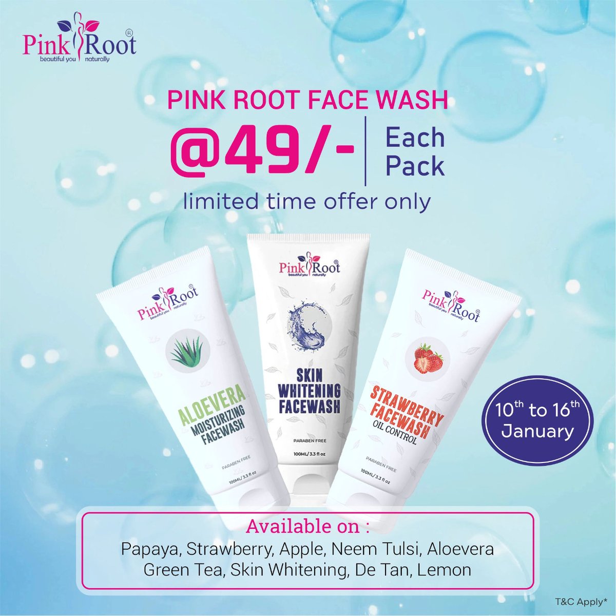 InPinkroot's tweet photo. Season Biggest Sale 🔥

Grab Pink Root Face Wash rs 49/- 🤑

LIMITED TIME OFFER 😱

website: https://t.co/gx3ZSDNR7Z

#pinkroot #pinkrootindia #facewash #sale #indiasale #cosmetics #aloevera #strawberryfacewash #facewashsale #sale2023 #wintersale #skincare https://t.co/xgpdkmyrRN