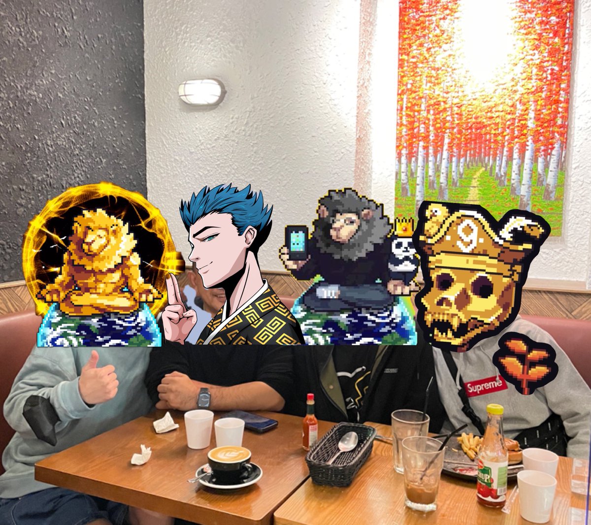 Another HK meet up with

<a href="/keung/">Keungz</a> genesis X <a href="/atama_nft/">Atama Chibi</a> X <a href="/Memeland/">Memeland ❤️ Memecoin</a> RL frds - The best combination ever.

B x F x P x I
<a href="/Bliss_Blissss/">Bliss</a> @fomofudme <a href="/yhopak1/">manager</a> <a href="/ivanwtc/">Ivan ❤️ $BLOCK memecoin AoD 🦖</a> 

#KzG #KeungzTogetherStrong #Kubz #memeland #mvp #atama