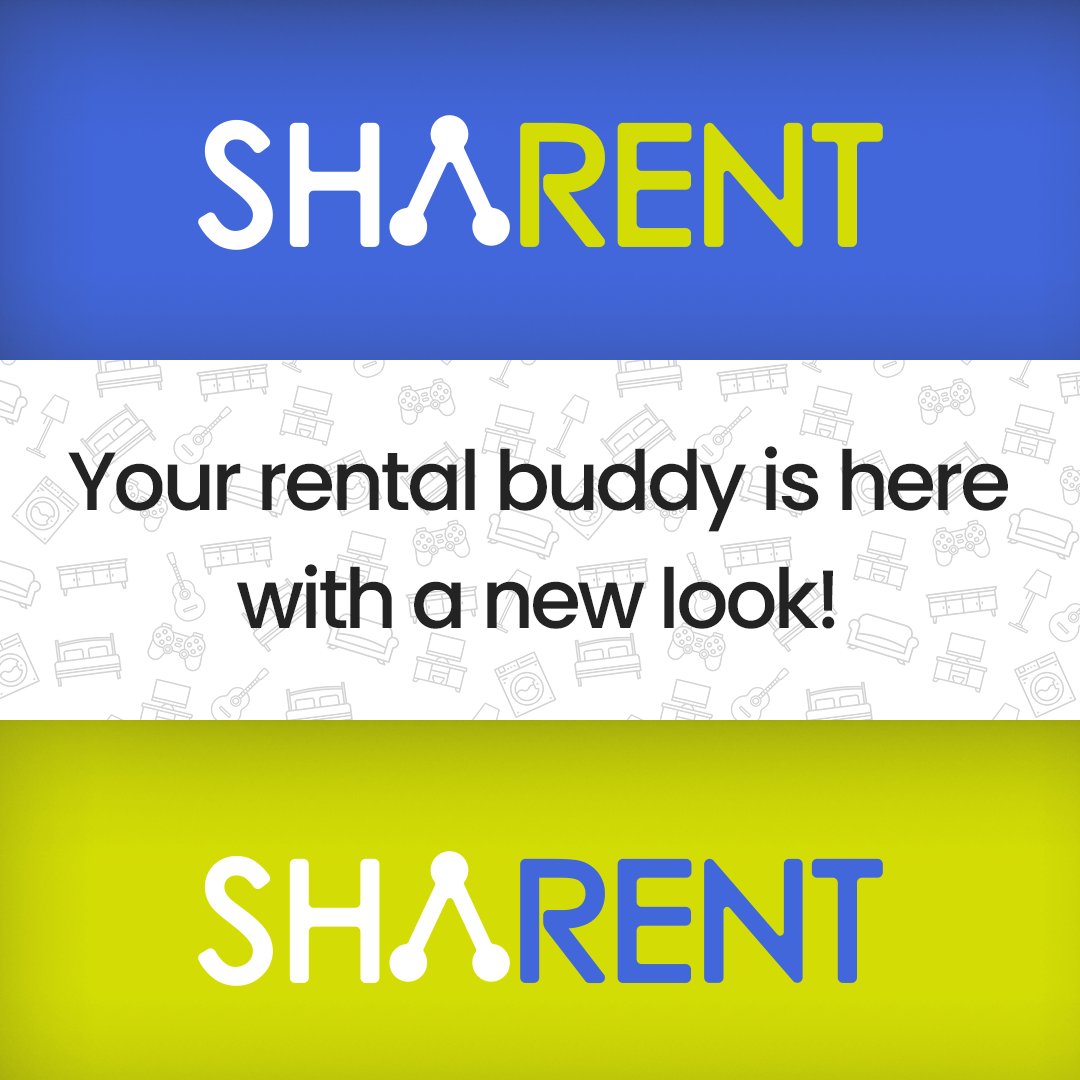 sharent_india's tweet photo. Brightening up your feed with our fresh new look! Loving the pop of new green and blue in our logo.

#BrandRefresh #NewLook #NewYearNewMe #SharentIndia #ByeBuy #AccessOverExcess #ShareThatLove https://t.co/bYakMsRZuP