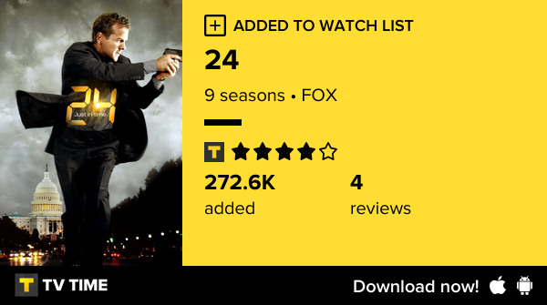SappSafariGames's tweet photo. I've just started following 24 https://t.co/csAHC5Sarb #tvtime https://t.co/CkAw1yzows