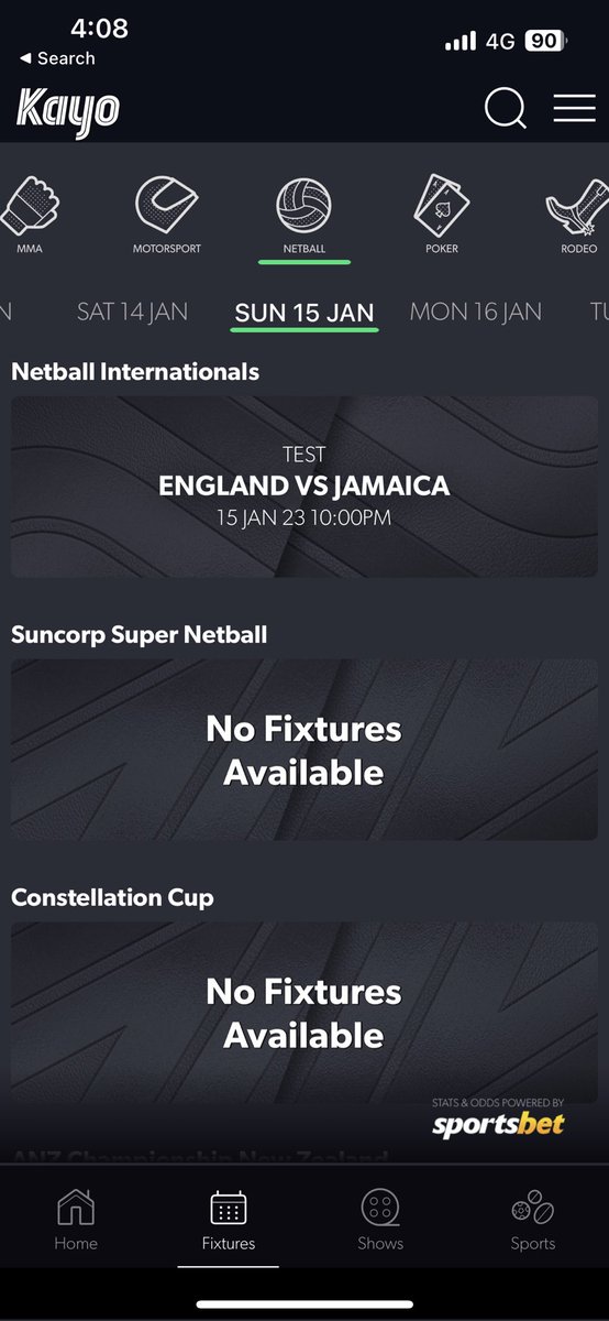 Aus Netty Twitter - looks like Kayo is broadcasting the Jamaica v Roses Series but only if you have full Kayo access (not Kayo Freebies). Screenshots are in Perth time