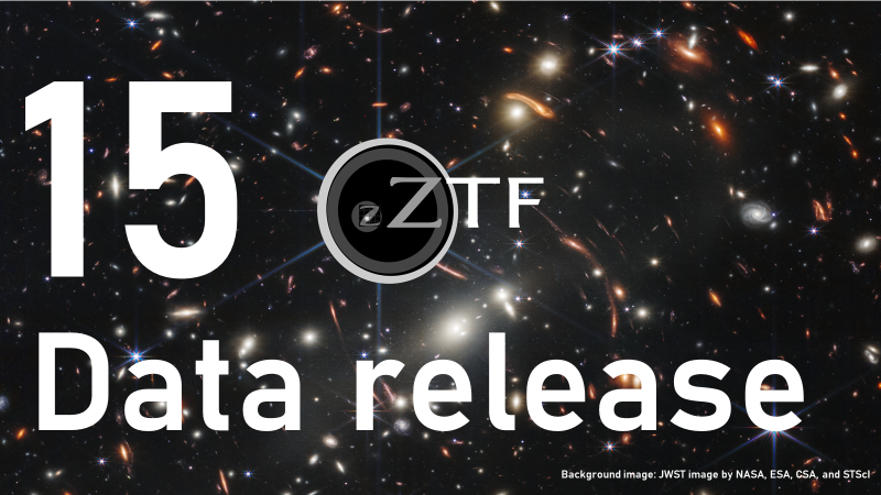 ztfsurvey's tweet photo. Our @ztfsurvey 15th public data release is out. Two more months of data until Nov 9th 2022 and a total of 4.58 billion light curves constructed from the single-exposure extractions! Dig in and explore!
#DR15 #survey #TDA https://t.co/sYUyJWxnXJ