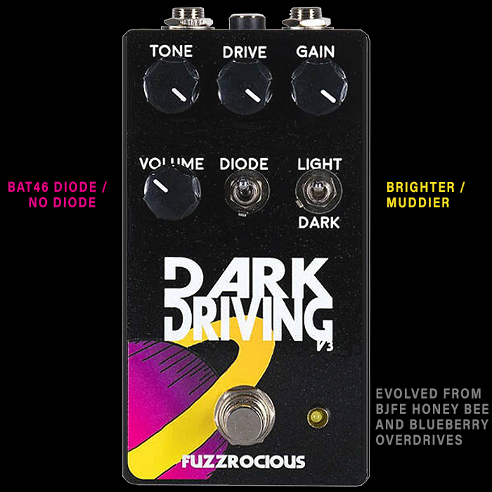 x_pedal's tweet image. Fuzzrocious Refines and Shrinks its Dark Driving Low Gain Overdrive Pedal - now in Compact V3 Edition - guitarpedalx.com/news/gpx-blog/… #fuzzrocious #fuzeociouspedals #fuzzrociousdarkdeiving #lowgainoverdrive #overdrivepedal #guitarpedalx