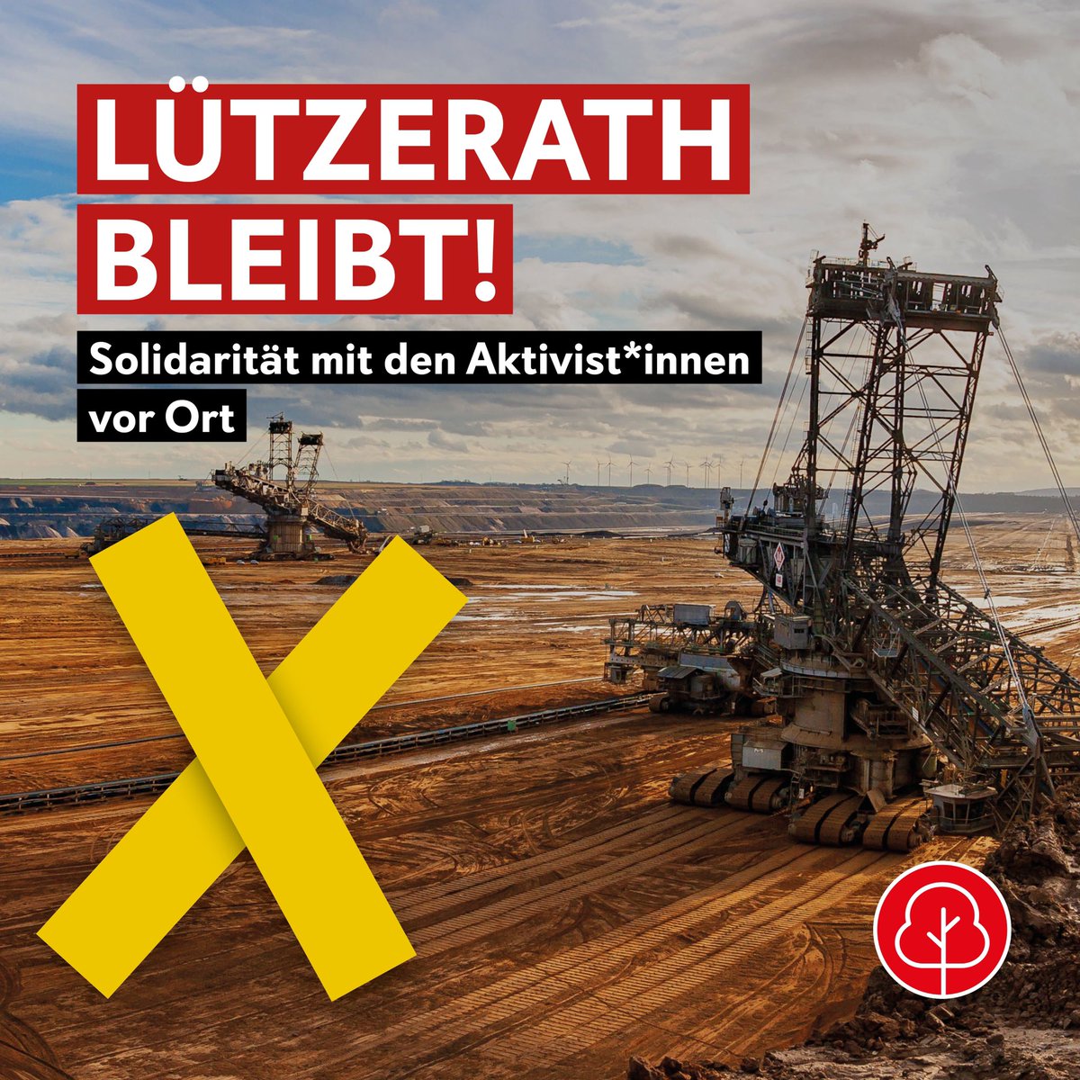 ⚠️⚠️⚠️ Wir bauen grad in Windeseile ein sozialdemokratisches Bündnis für den Erhalt von Lützerath - und brauchen euch! Ihr wollt als Juso/SPD-Gliederung dabei sein? Dann schickt uns bitte bis 18 Uhr euer Logo, welches wir im angehängten Sharepic einfügen. Herzlichen Dank! 🌹