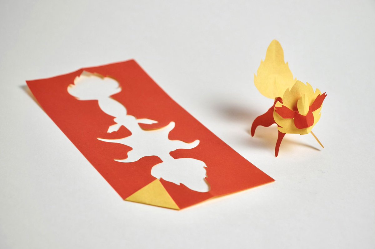 [閒聊] 寶可夢 剪紙摺紙手作藝術