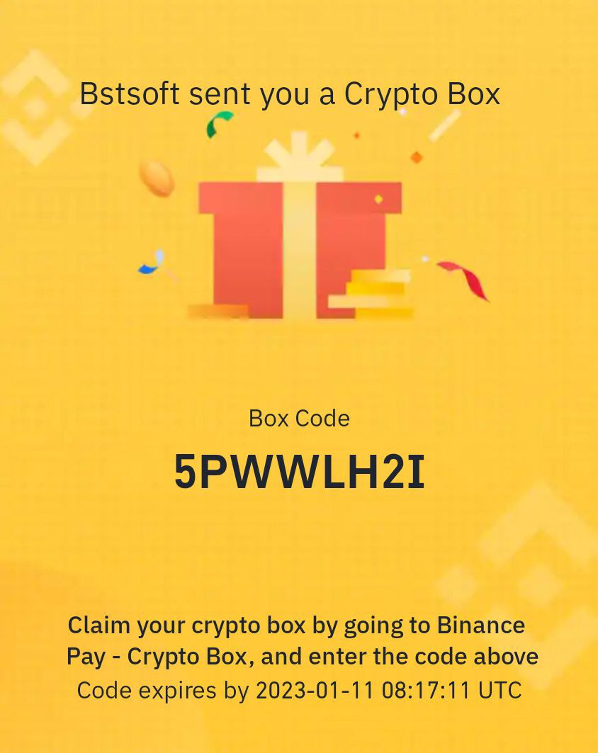 tsas_khan's tweet photo. USDT
#cryptobox #airdrop #freebox #giveaway #binancebox https://t.co/WbFofjRdTh