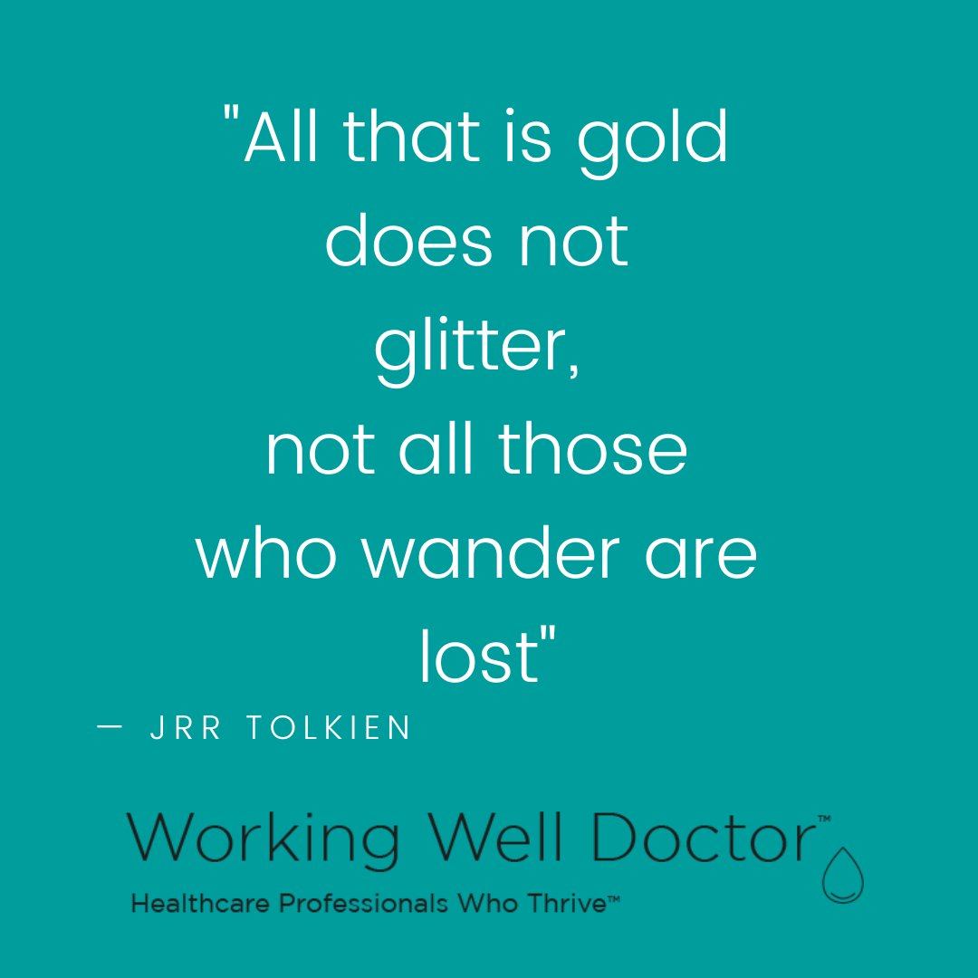 WorkingWellDr's tweet photo. All that is gold, does not glitter, not all of those who wander are lost

Thoughts?

This is a favourite of mine from none other than J.R.R. Tolkien. 

Did you know he did a lot of writing in Oxford in the UK?

#perspectives https://t.co/3k07SRSrn6