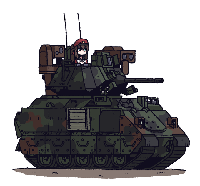 「ロングヘアー 戦車」のTwitter画像/イラスト(古い順)