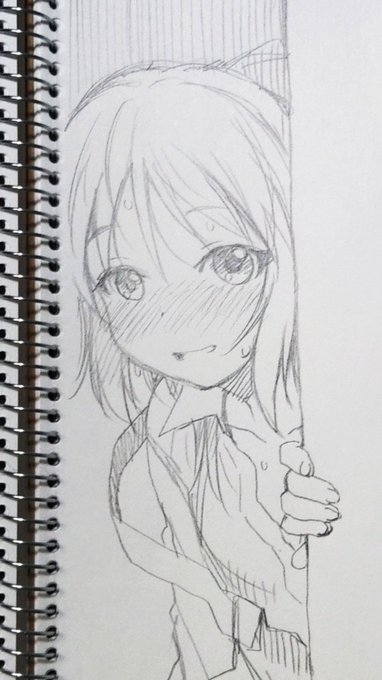 急に呼ばれて焦るありすのらくがき 