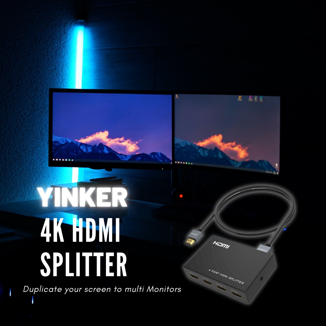 Yinker10's tweet photo. Yinker 4K HDMI Splitter❄️
Mirror your screen to 4 HD monitors
❄️❄️❄️❄️❄️❄️❄️❄️❄️❄️❄️❄️❄️❄️❄️❄️❄️
🔗 https://t.co/h00ELtYKQ2
❄️
#electronics #isetups #hdmı #PCs #techno #desktopsetup #hdmisplitter #workspace #techsetup #gamingpc https://t.co/Z9TikafYJY