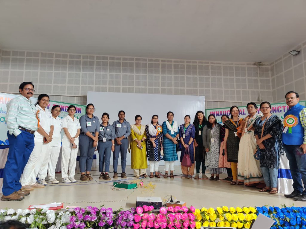 IMFA Mines Women’s Team stood first winner in the Quiz Competition organised on the occasion of 40th Odisha Metalliferous Mines Safety Week Celebration under the aegis of DGMS, Bhubaneswar Region. Heartfelt thanks to DMS Sh Krishnendu Mondal and DDMS Sh T Hariprasad.#Imfa #dgms